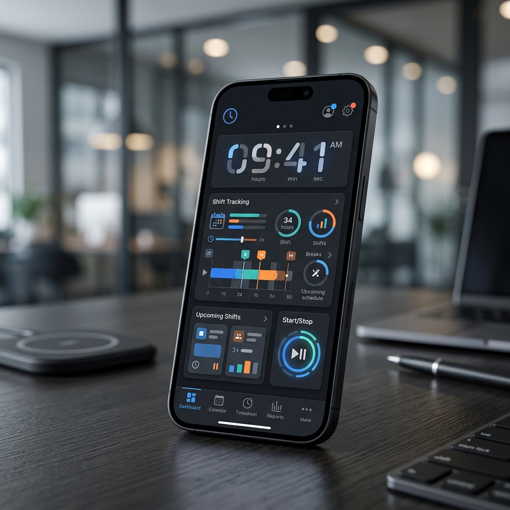 ShiftClock App Interface